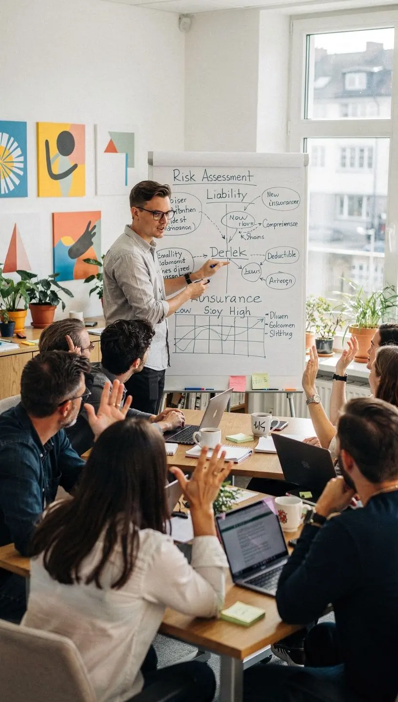 Zufriedener Neukunde erhält maßgeschneiderte Versicherungspapiere nach ausführlicher Risikobewertung.